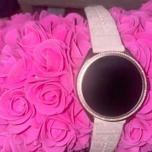 Micheal Kors Gen 5E MKGO Pink Tone and Logo Runner Smatchwatch